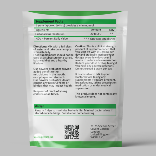 Lactobacillus Plantarum 20 Billion CFU/gram - Image 2