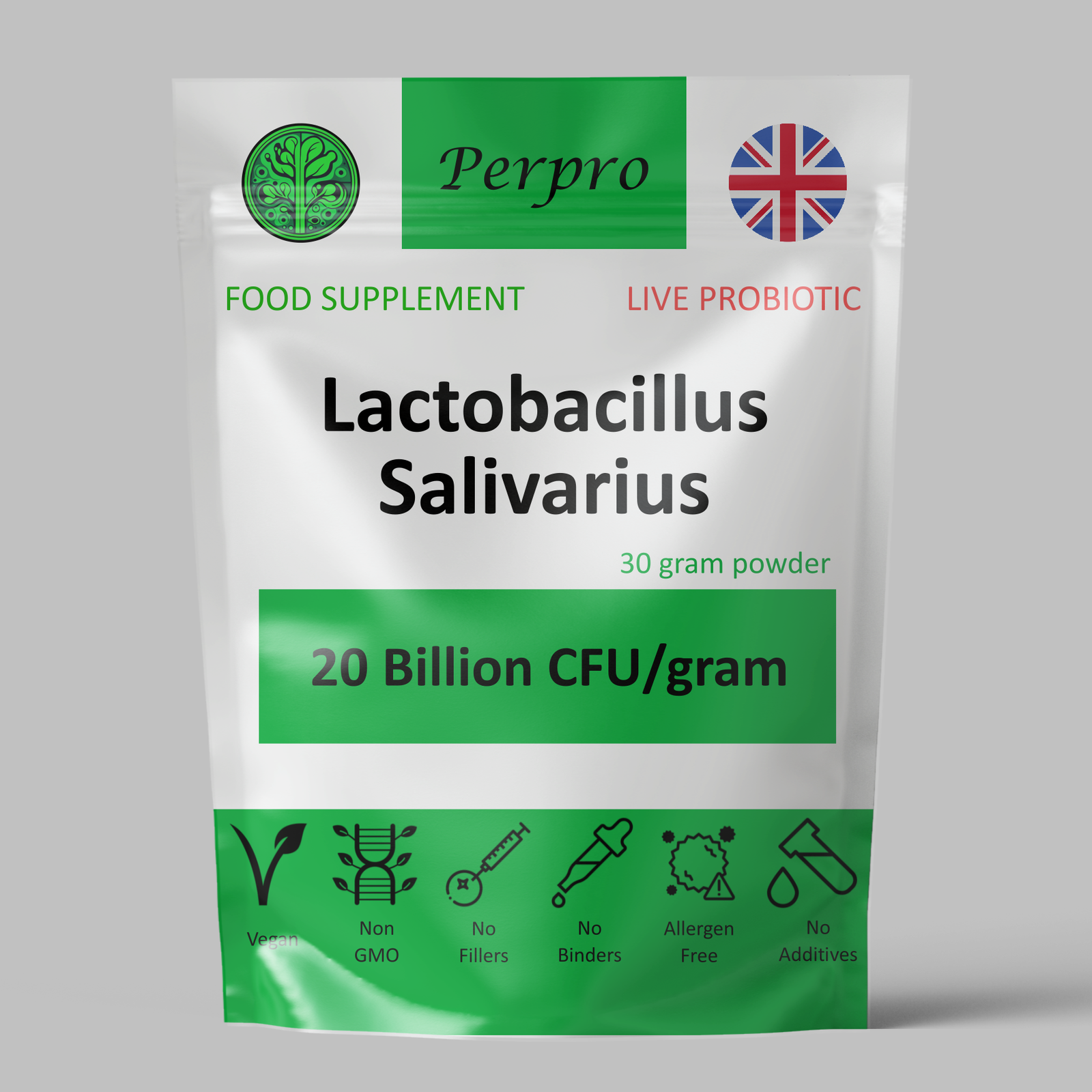 Lactobacillus Salivarius 20 Billion CFU/gram