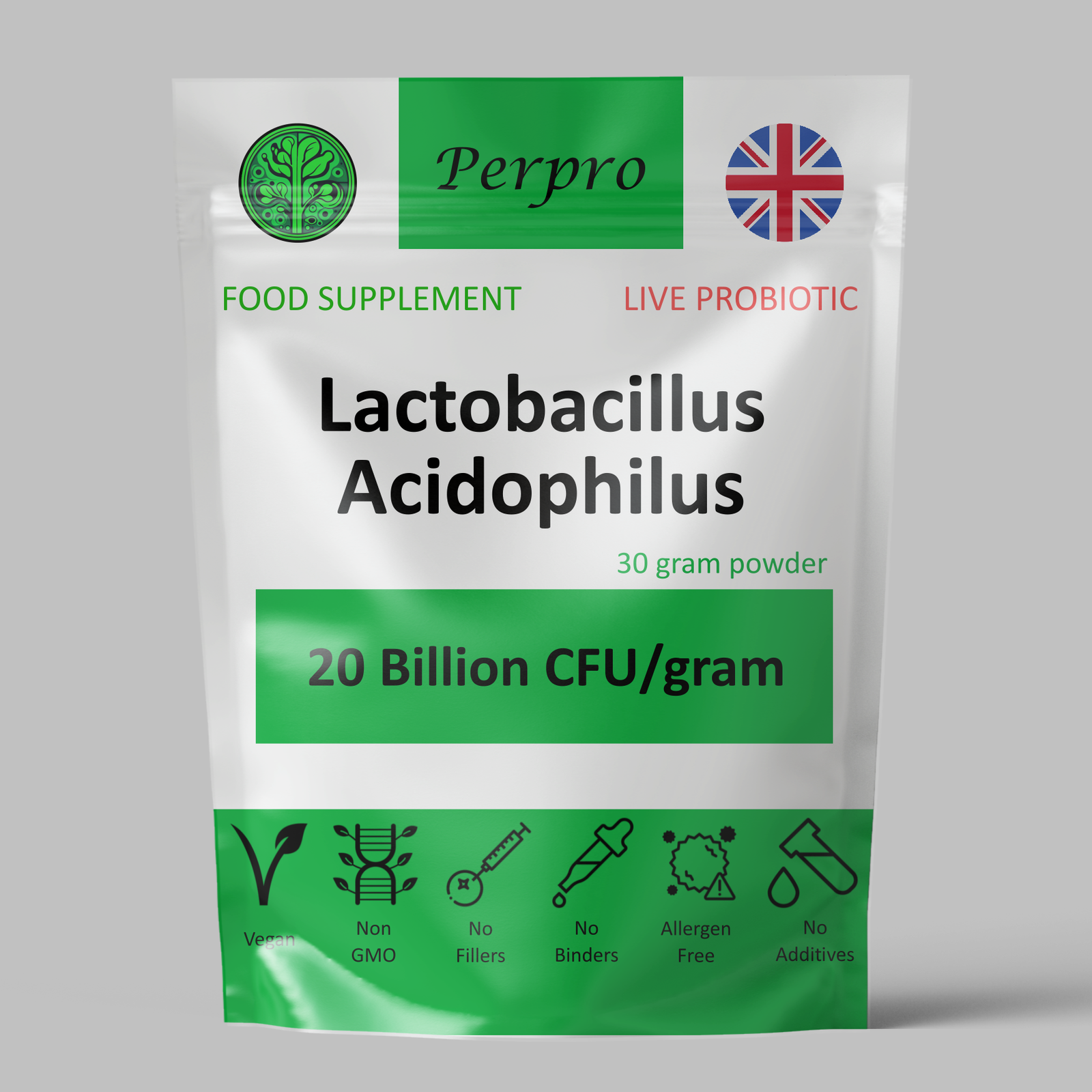 Lactobacillus Acidophilus 20 Billion CFU/gram